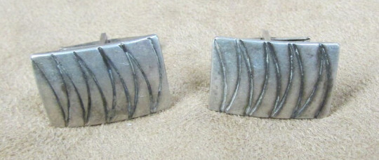 Sterling Silver Cuff Links By Elias +