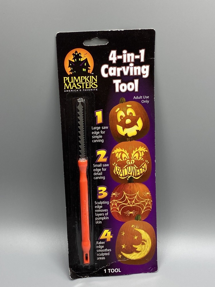 NIP Pumpkin Masters 4-in-1 Carving Tool