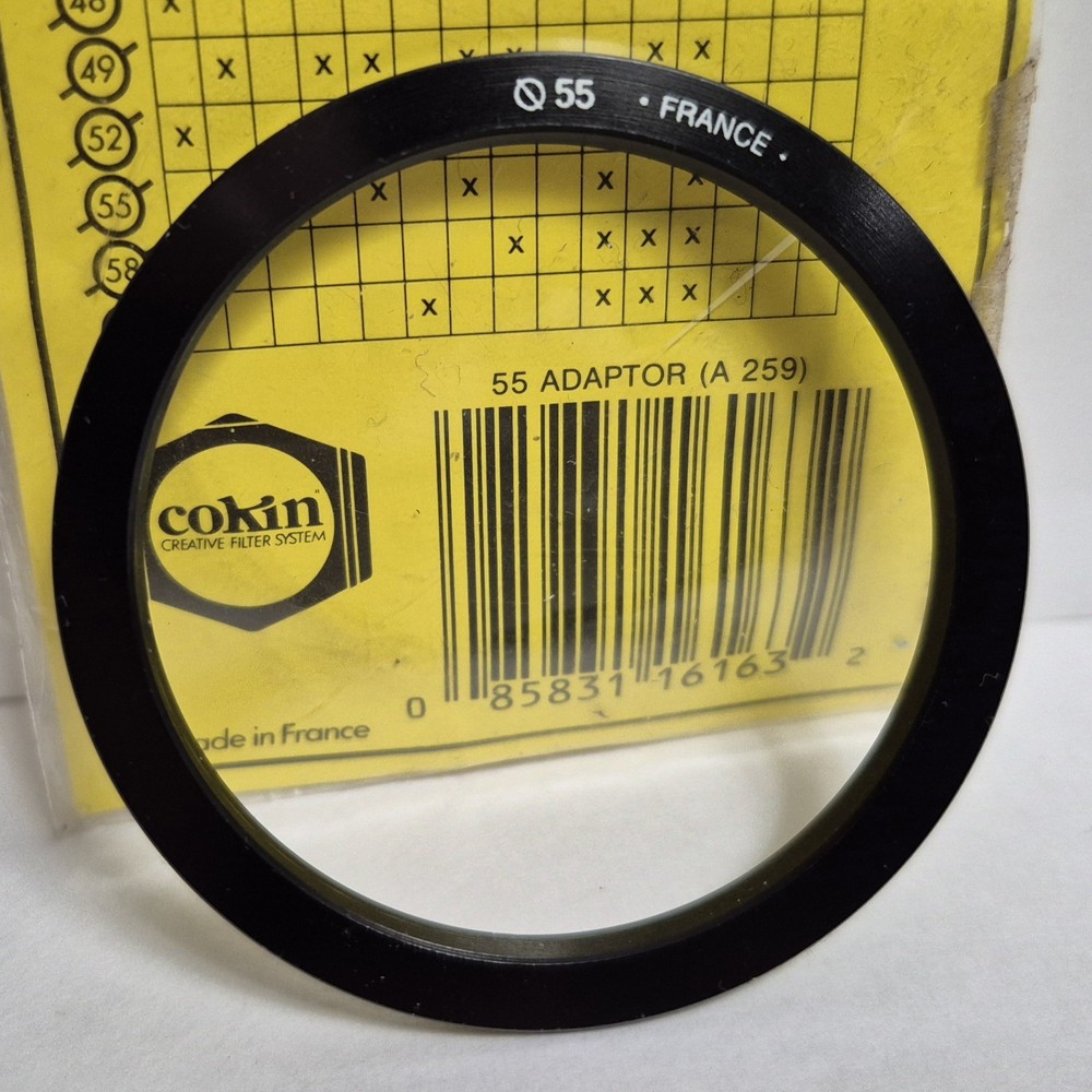 COKIN SYSTEM A 55 MM ADAPTER RING CAMERA Filter System