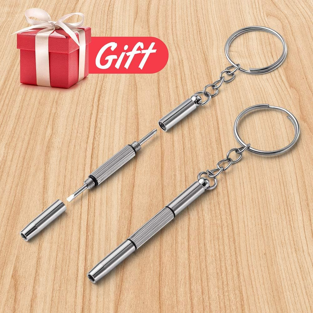 Premium 6PCS Micro Precision Screwdriver Set, 0.8-1.6Mm, Extra Replacement Blade