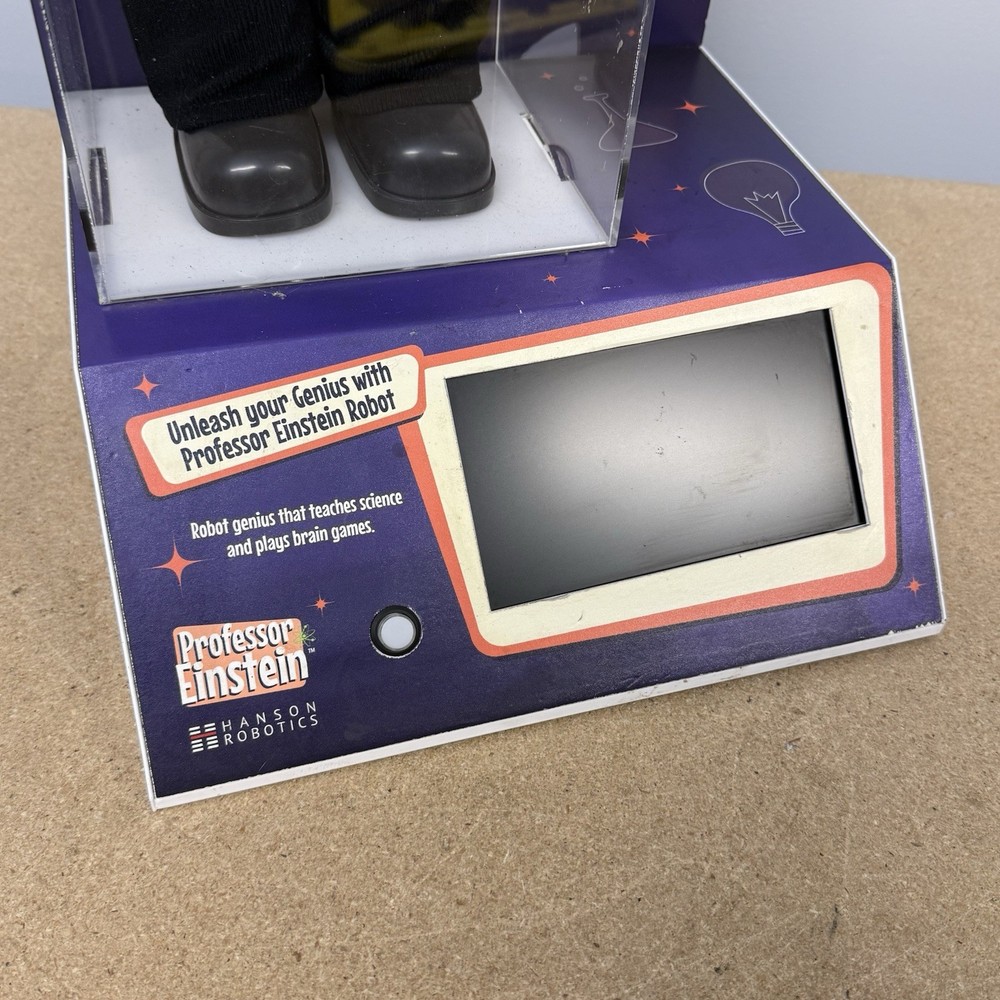 Professor Einstein Robot Hanson Robotics Interactive Tutor Genius STORE DISPLAY