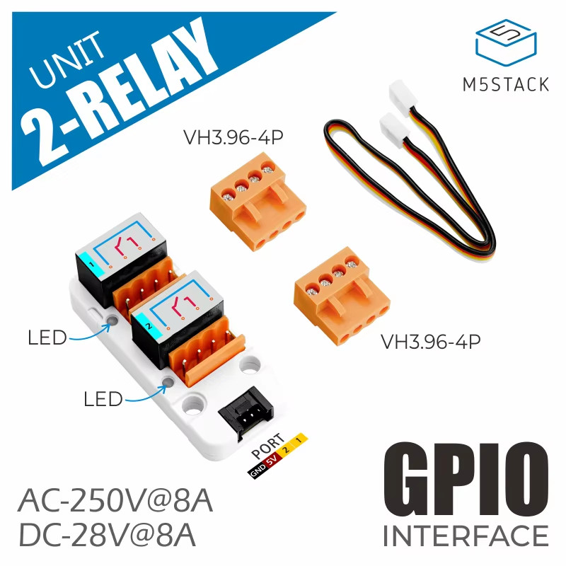 Official 2-Channel SPST Relay Unit