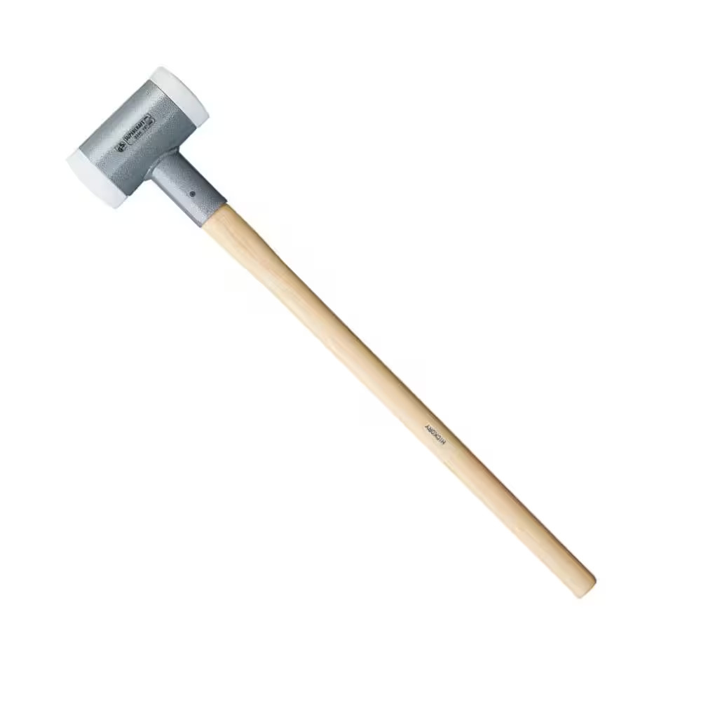10 Lb. Dead-Blow Sledgehammer with Hickory Handle and Replaceable Nylon Face Ins