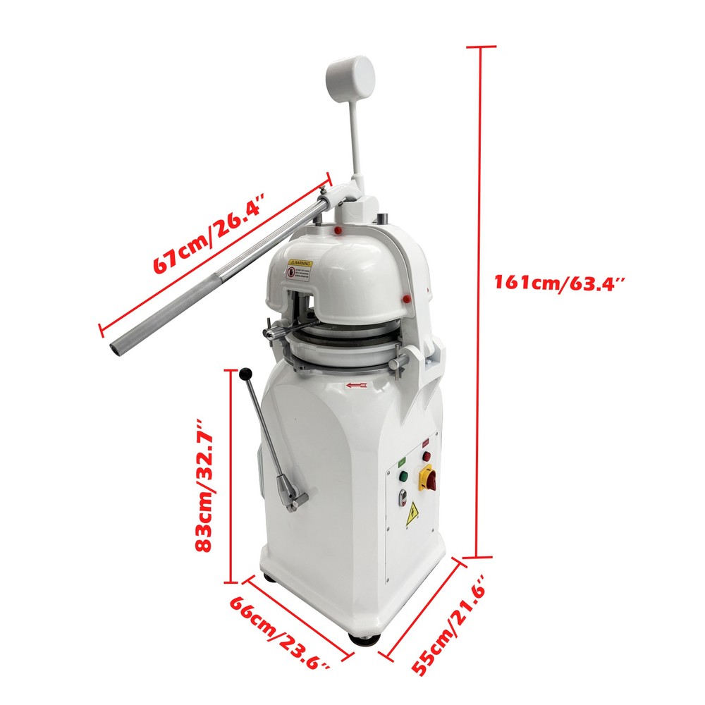 Dough Dividing Rolling Machine Semi-automatic Bread Preparation Equipment 36PCS