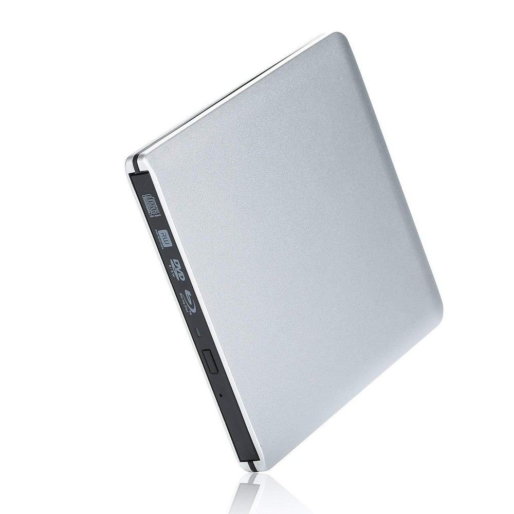 Genuine Burner External USB 3.0 Super Slim DVD BD Recorder Drive Silve-