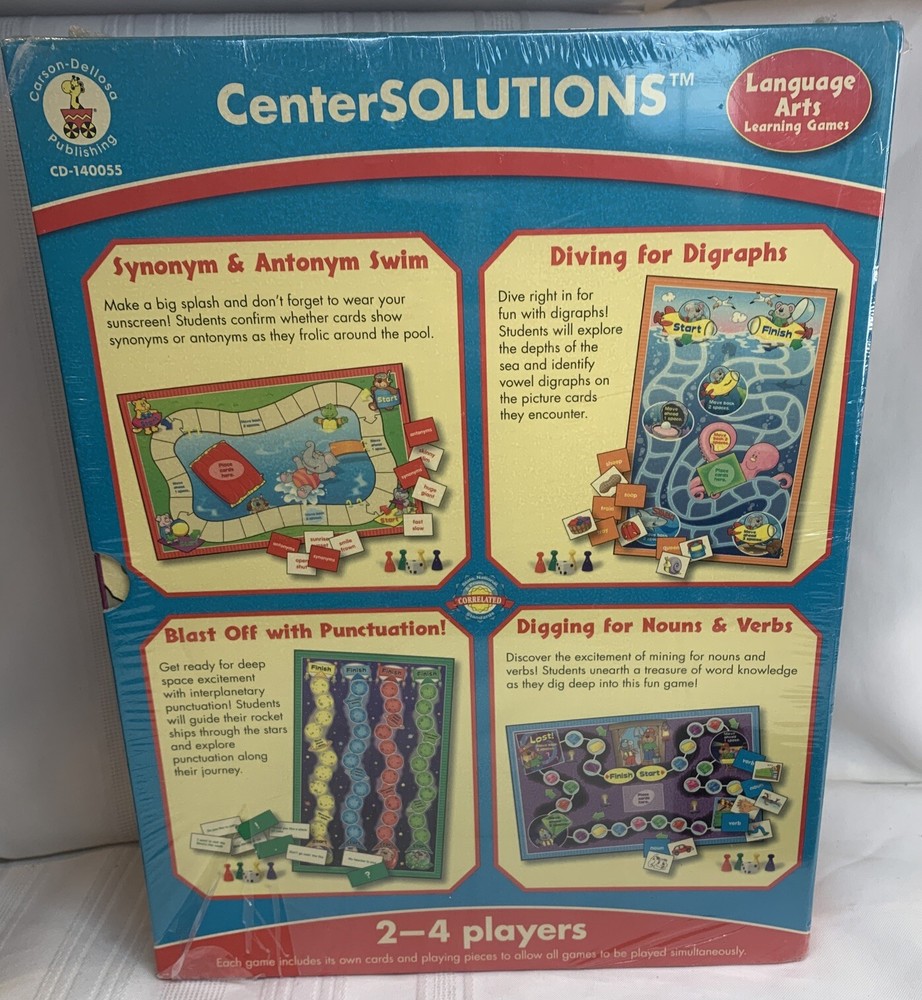 CenterSolutions Language Arts Learning Game