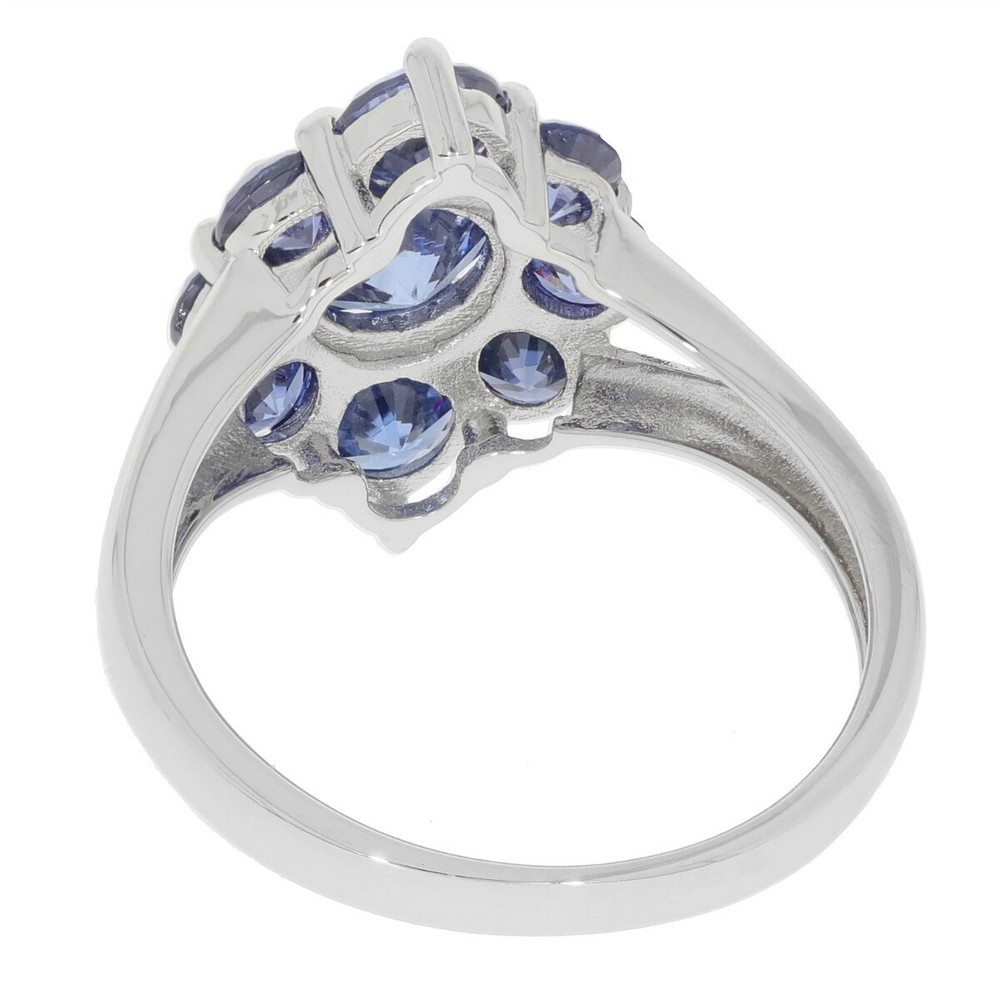 Sterling Silver Semi Mount Ring Setting RD 6.5mm_RD 4.5mm_RD 3.5mm