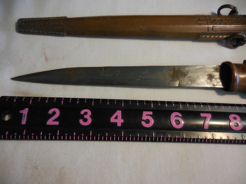 VINTAGE BURMESE DAGGER/DIRK/SIDE KNIFE