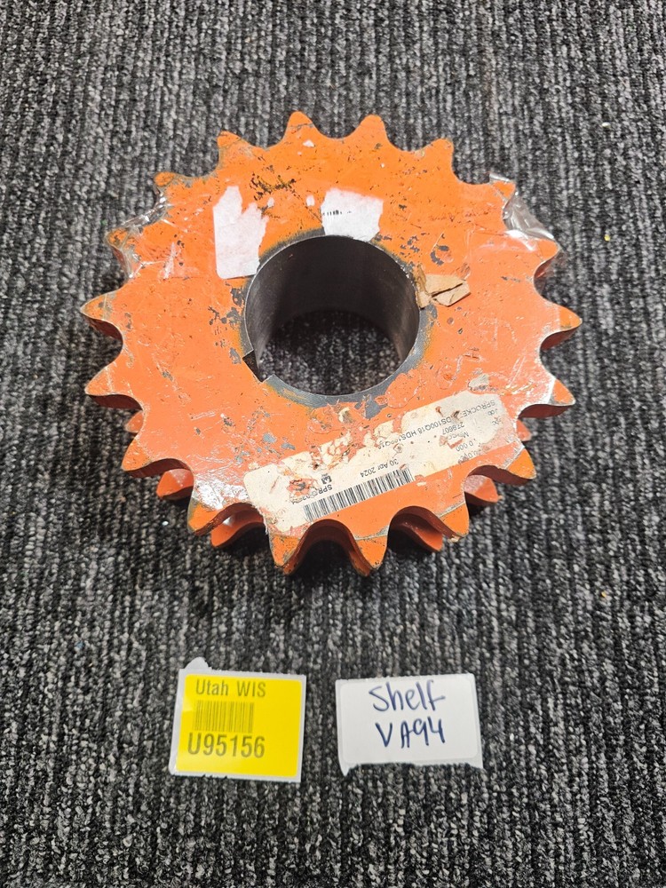 Double Single Split Roller Chain Sprocket HDS100Q18 18 Teeth-Count Steel