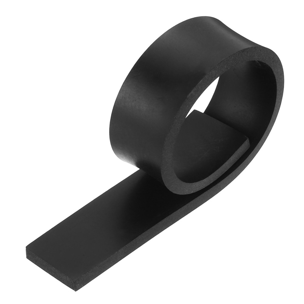 Solid Rubber Sheet 3/16" x 1" x 10"  for Gaskets DIY Material