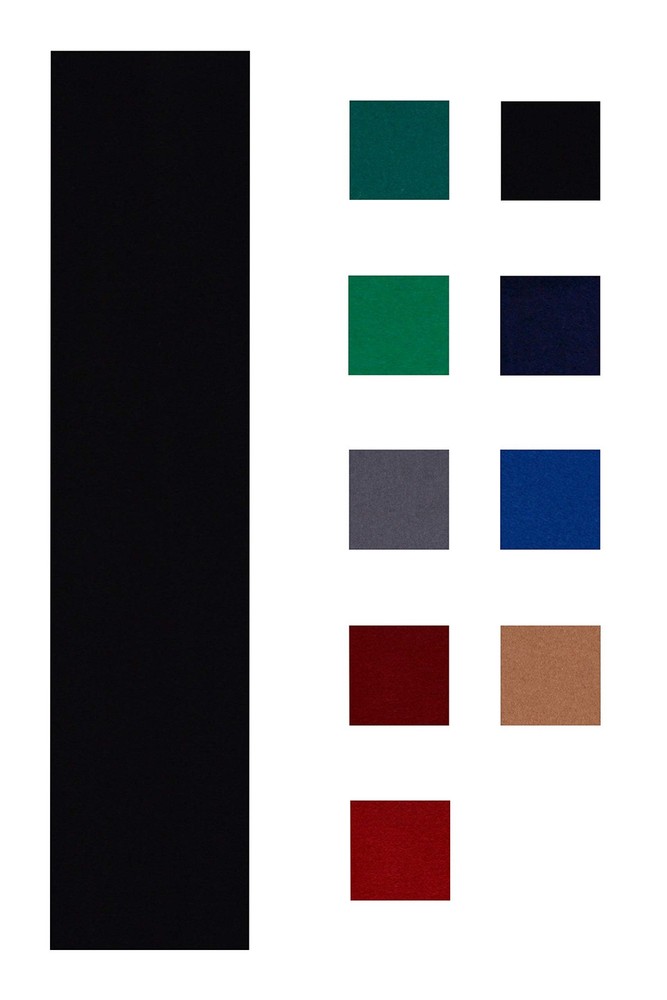20 oz Pre-Cut Black Pool Table Felt - Billiard Cloth for 7' Table