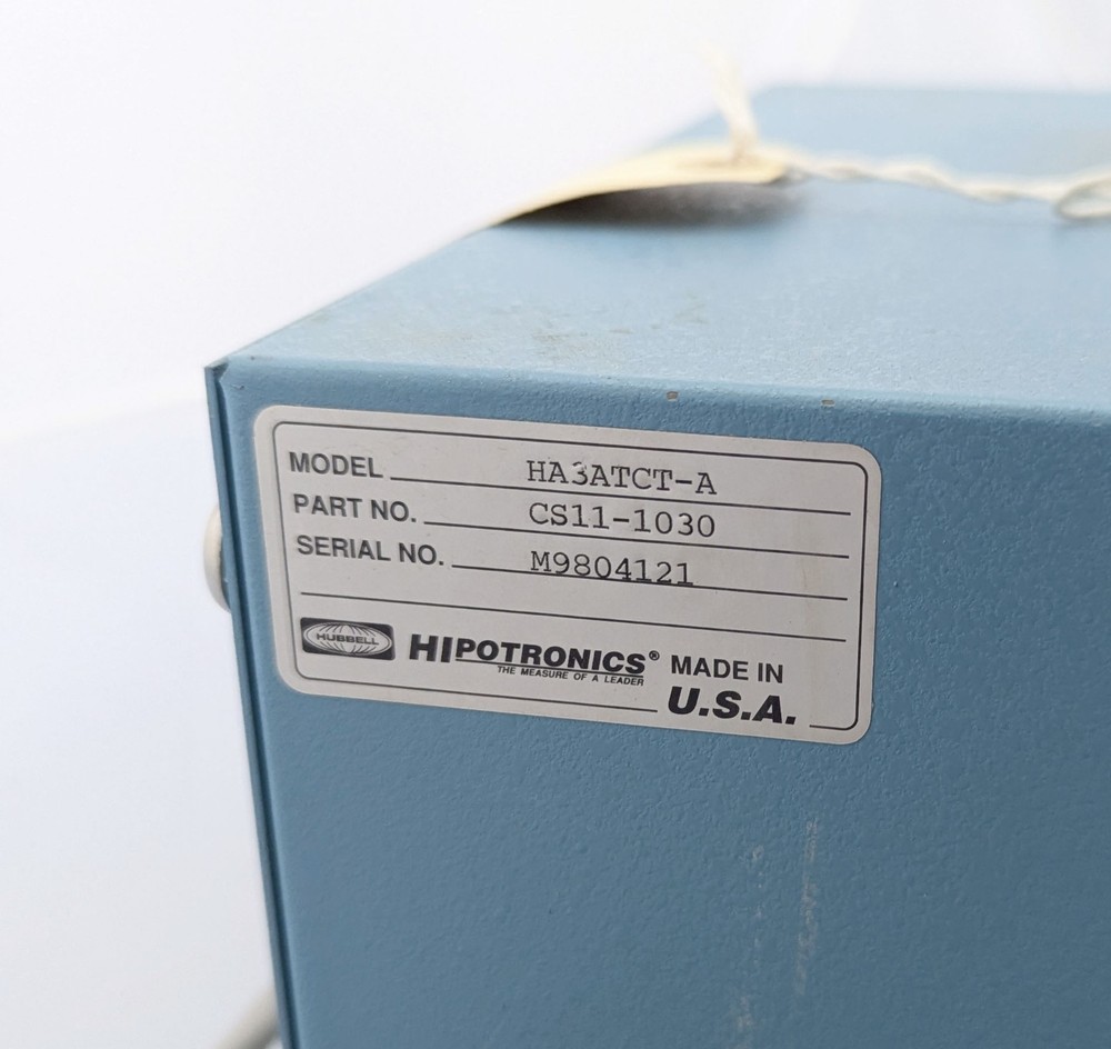 Hipotronics HA3ATCT-A AC Hipot Tester – As-Is