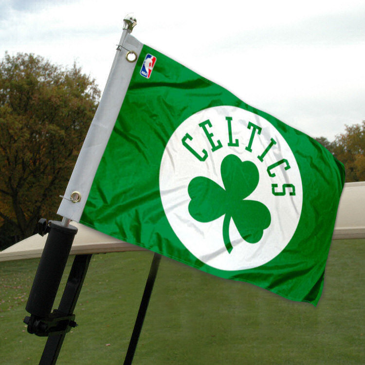 Boston Celtics Small Mini Boat and Cart Flag