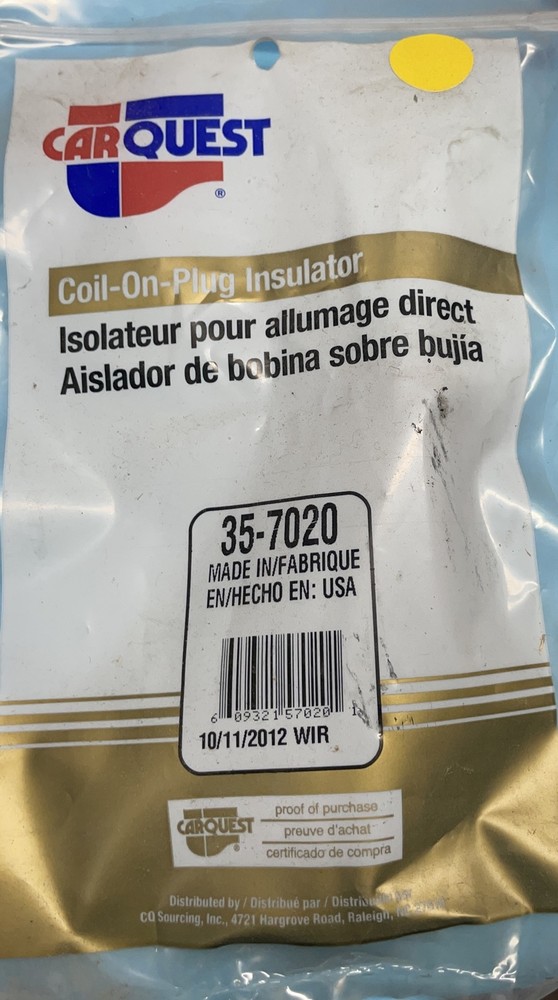 Coil On Spark Plug Boot 35-7020 CARQUEST 1 Each