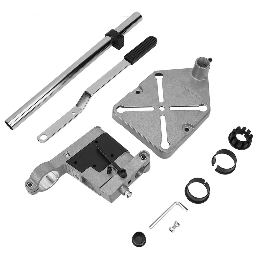 Bench Clamp Drill Press Stand Adjustable Drilling Pedestal Workbench Holder