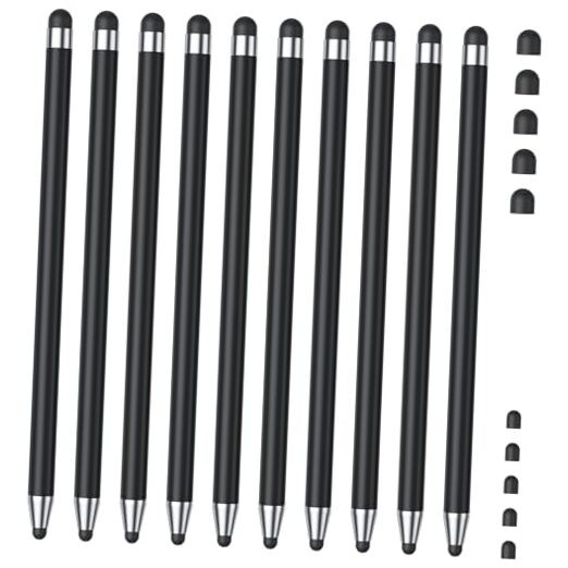 Stylus (10Pcs), Stylus Pen for Touchscreen, High Precision and Black