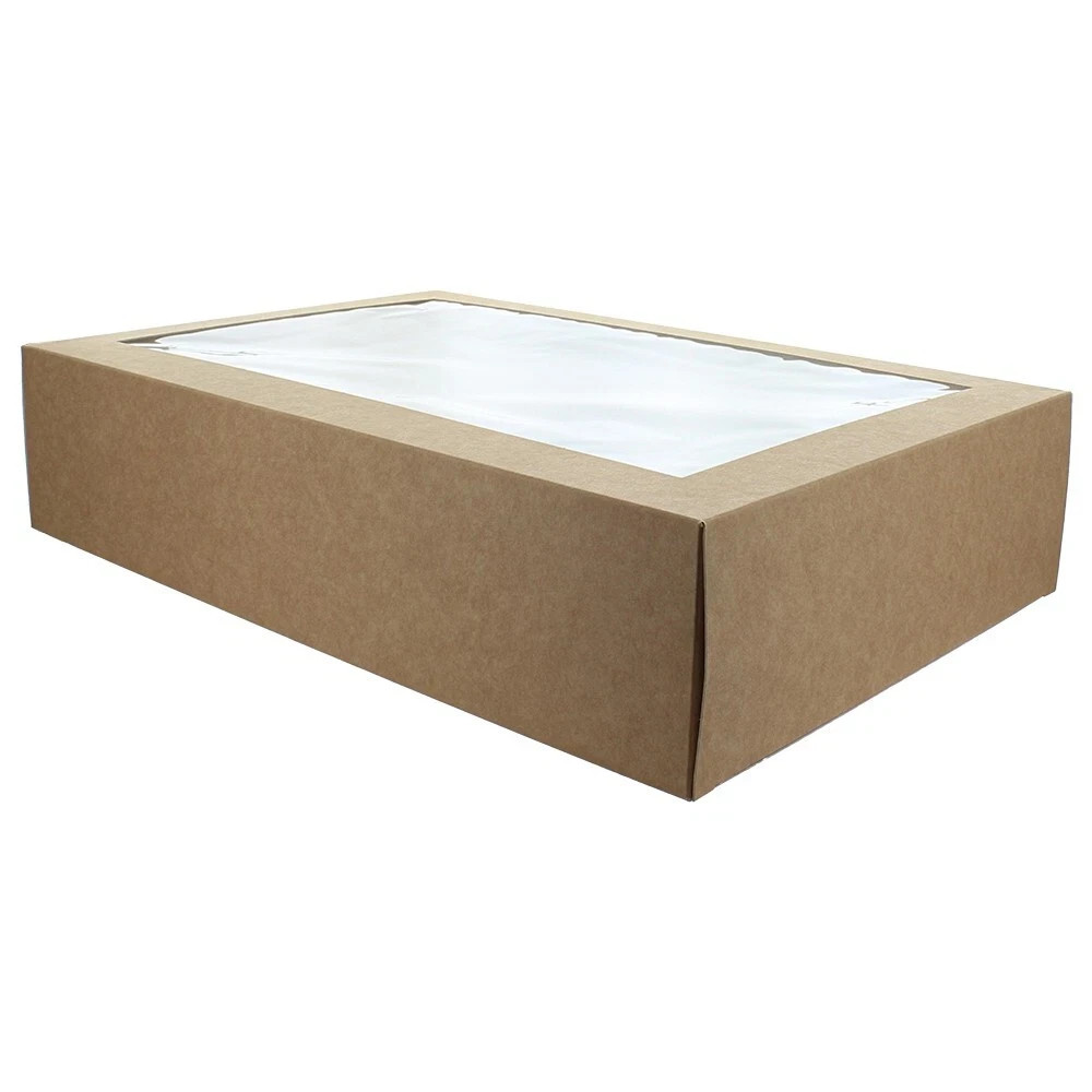 Medium Cardboard Sandwich Window Tuck Top Box Pack of 10