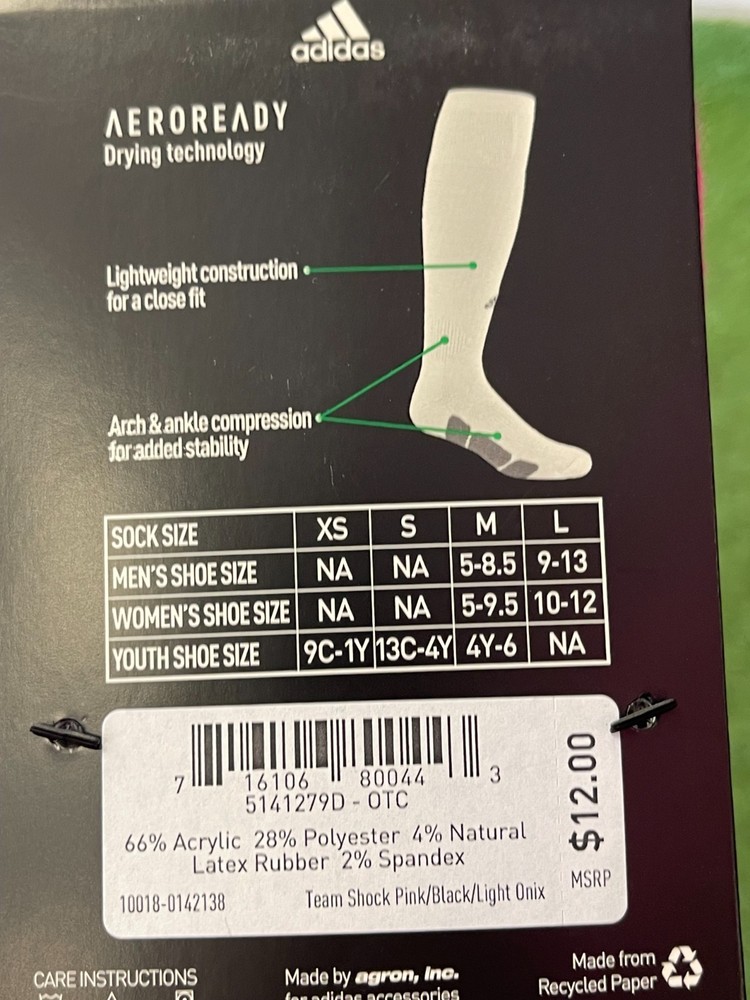 Adidas-Utility Socks Pink Large