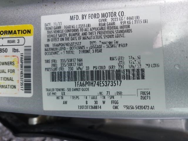 FUSION 2014 Headrest 342129