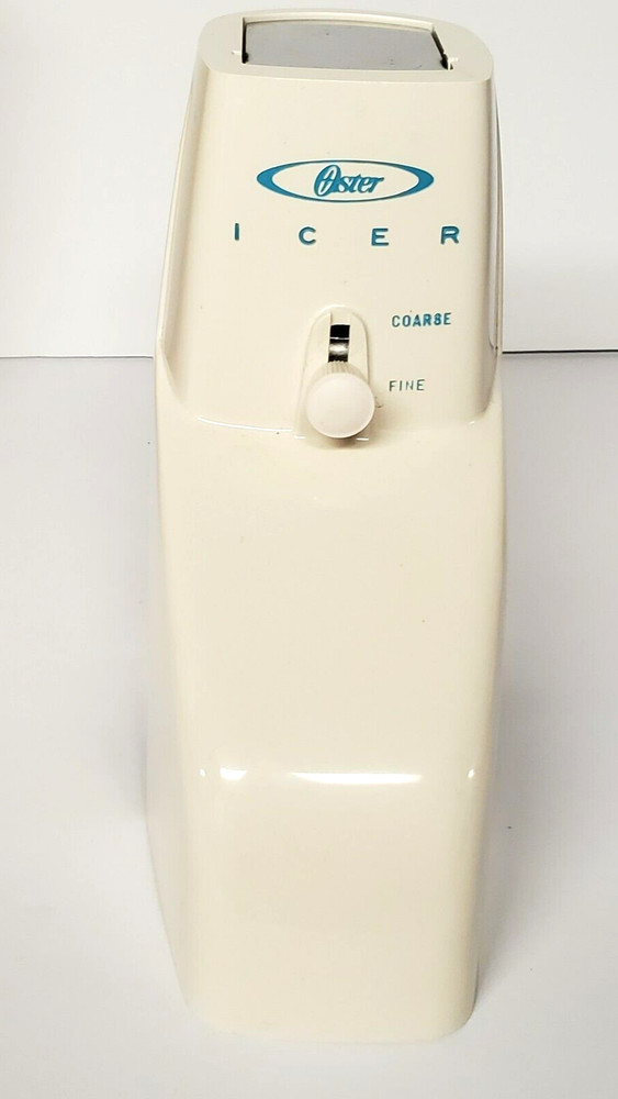 Vintage Oster Ice Crusher Accessory White Model 435 In Original Box