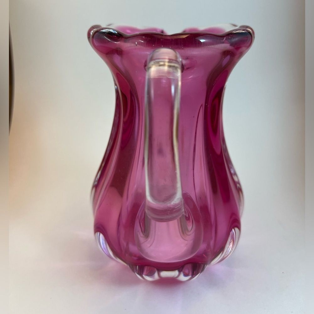 Countless Collection Bohemian Art Glass pitcher