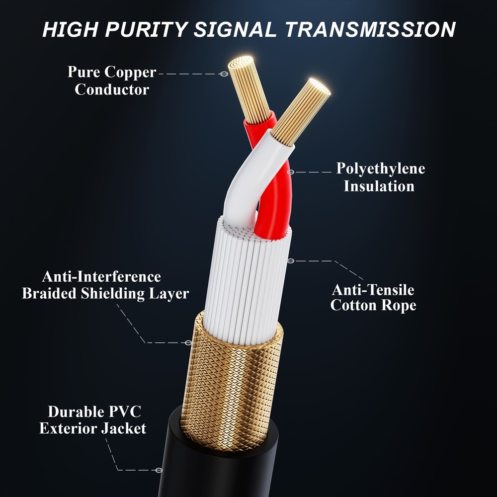 20FT XLR Microphone Cables (24 PACK) | FAT TOAD Studio Music Recording Extension