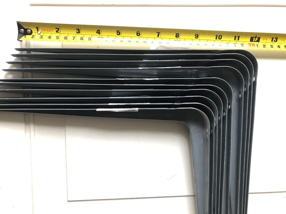 10" x 12" L Shape Heavy Duty Shelf Bracket , 20 Pack