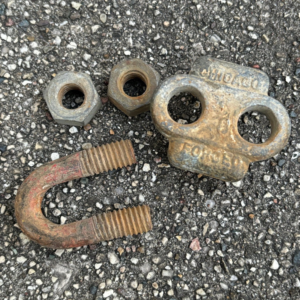 3/8 Wire Rope Cable Clamp Galvanized Chicago Forged