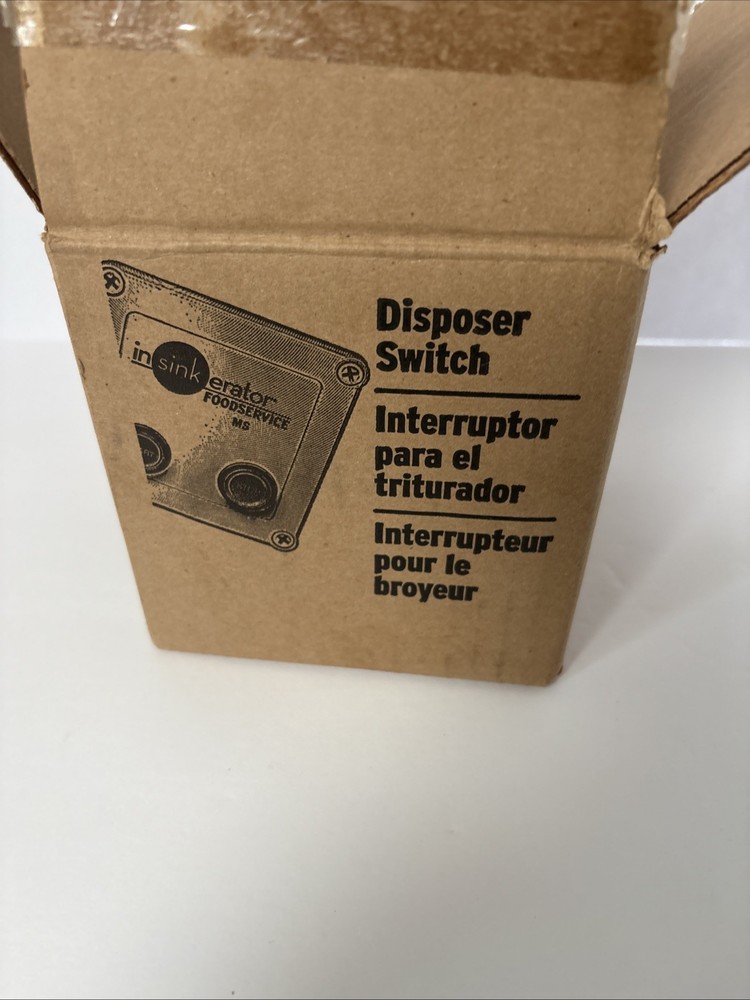 Emerson InSinkErator MS-4 Foodservice Disposer Control Center Switch. Max HP 1.