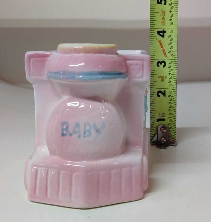 Ceramic Baby Train Planter Vase Decor