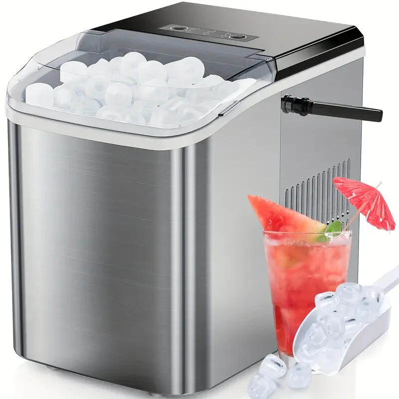 Portable Ice Maker Countertop Nugget sized ice cube