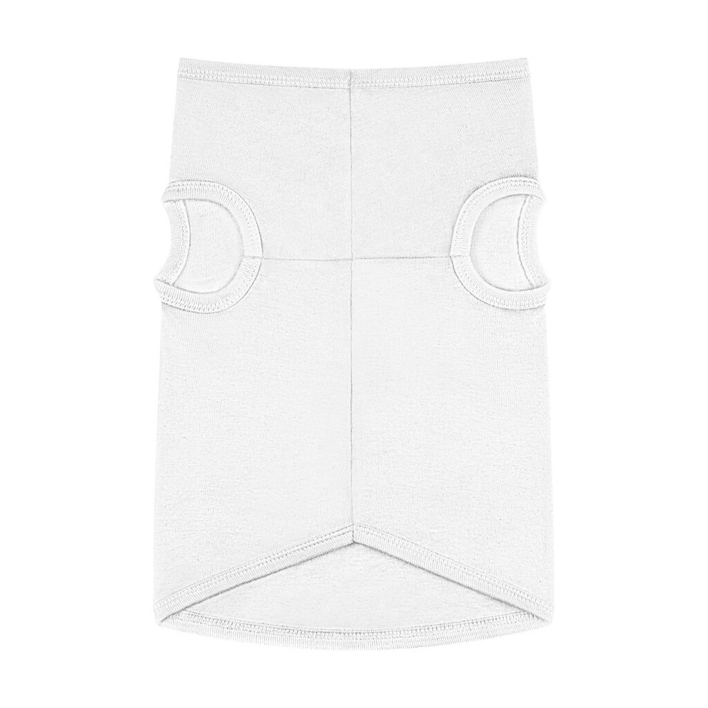 Doin Tings Rose Pup Tank Top - White