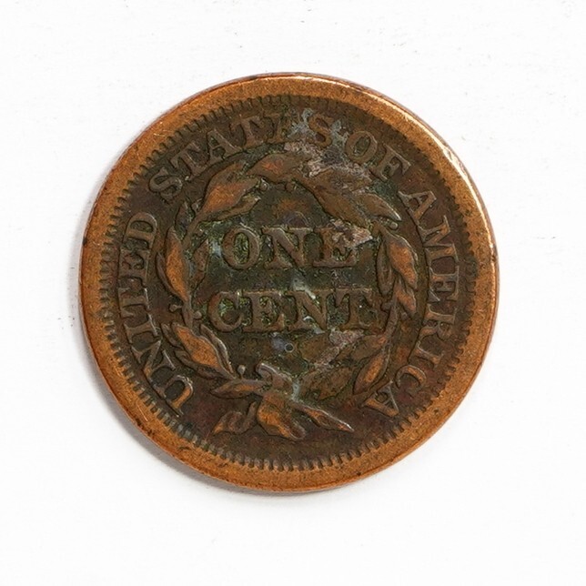1851 Braided Hair Large Cent