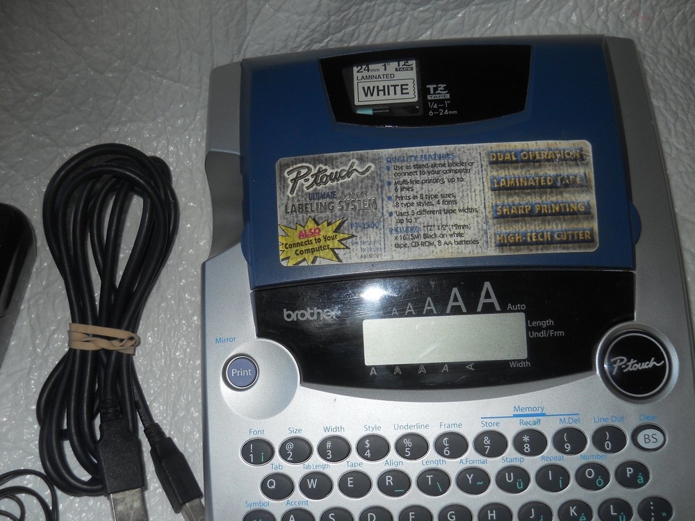 Brother P-Touch PT-2310 USB PC Programmable Label Maker