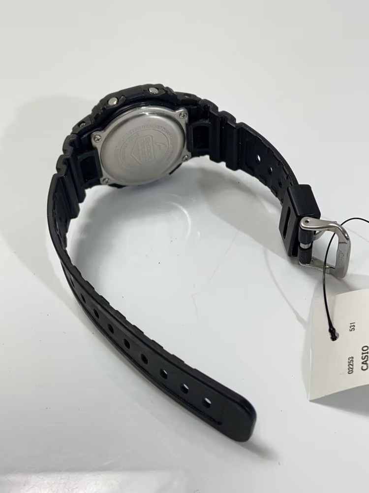 CASIO Quartz Wristwatch G SHOCK Digital Leather BLK