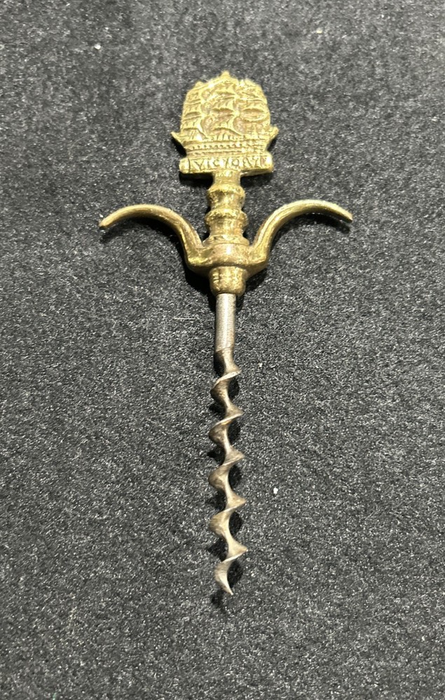 Vintage Corkscrew Brass Top Victory Ship