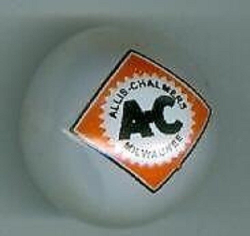 Allis Chalmers Glass 1" Logo Marble