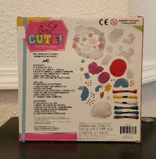 Sew Cute Glitter Felt Mobile