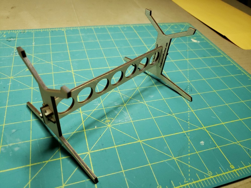 Rocket Cradle - Stand for display or working on your model rocket kits laser cut
