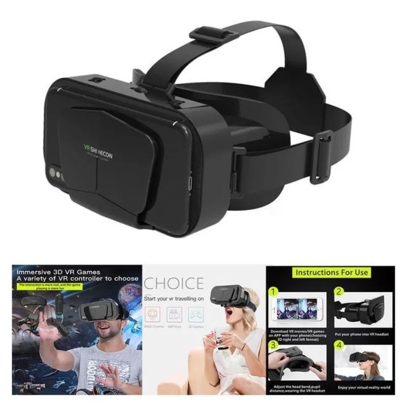 Virtual Reality VR Headset 3D Glasses for Android iPhone
