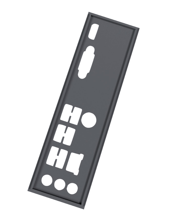 IO Shield Backplate for MSI H510M-A PRO Motherboard Replacement PETG