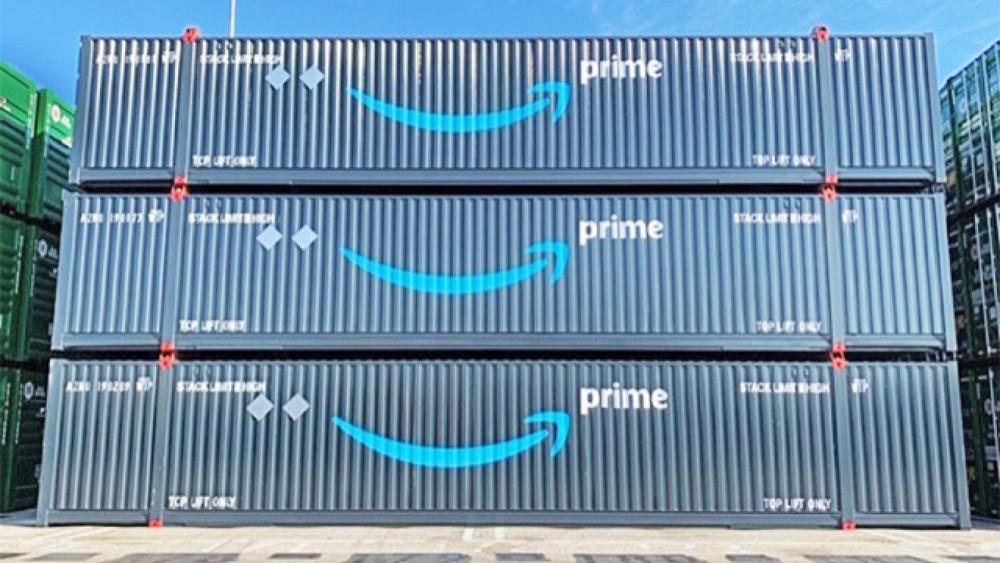 Amazon Prime Container N 1:160 Scale Decal Set