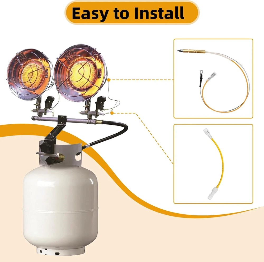 F237349 Heater Thermocouple Assembly Compatible with Mr. Heater Tank Top Propane