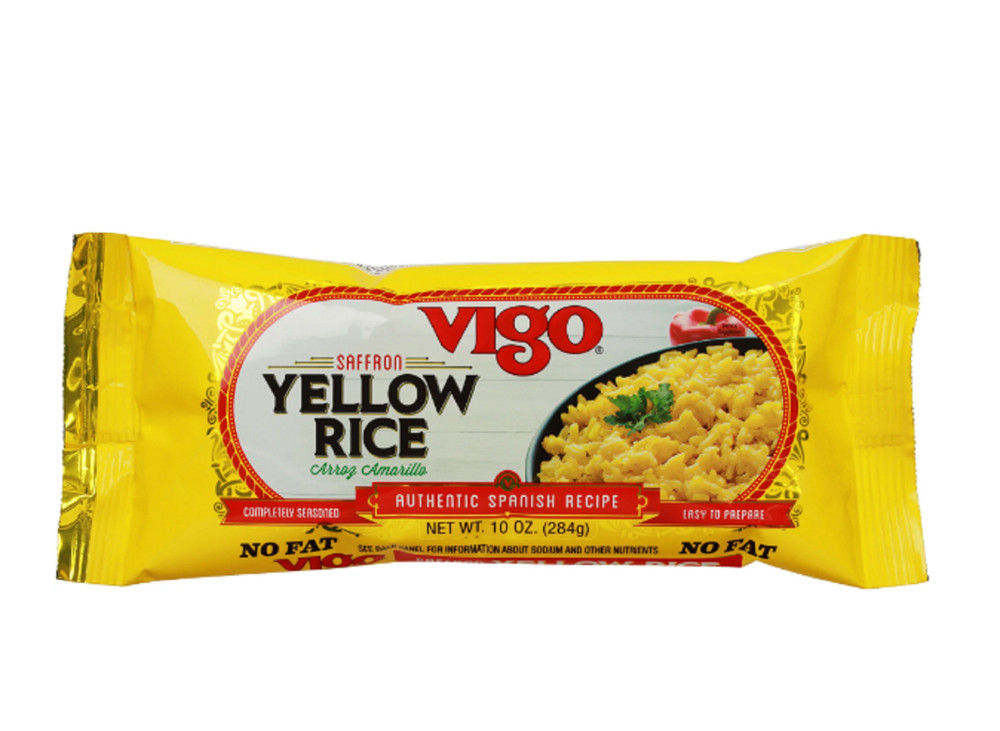 8 pack, Vigo Yellow Rice, 10 oz Bag.