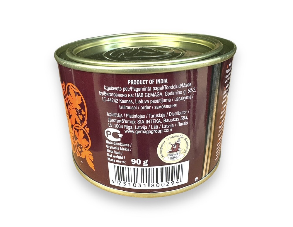 ORIGINAL Indian Instant Natural Coffee Classic 90g Tin.