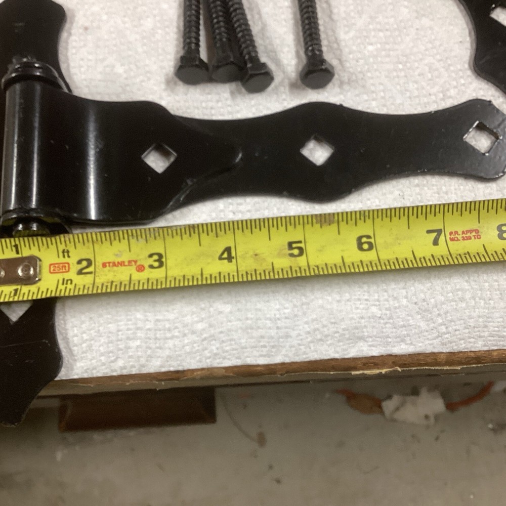 Everbuilt Gate Hinges, Gothic Black