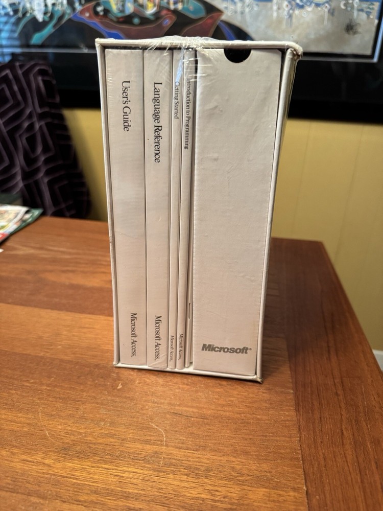 Vintage Microsoft Access v1.0 DBMS Software for Windows NIB Still Sealed