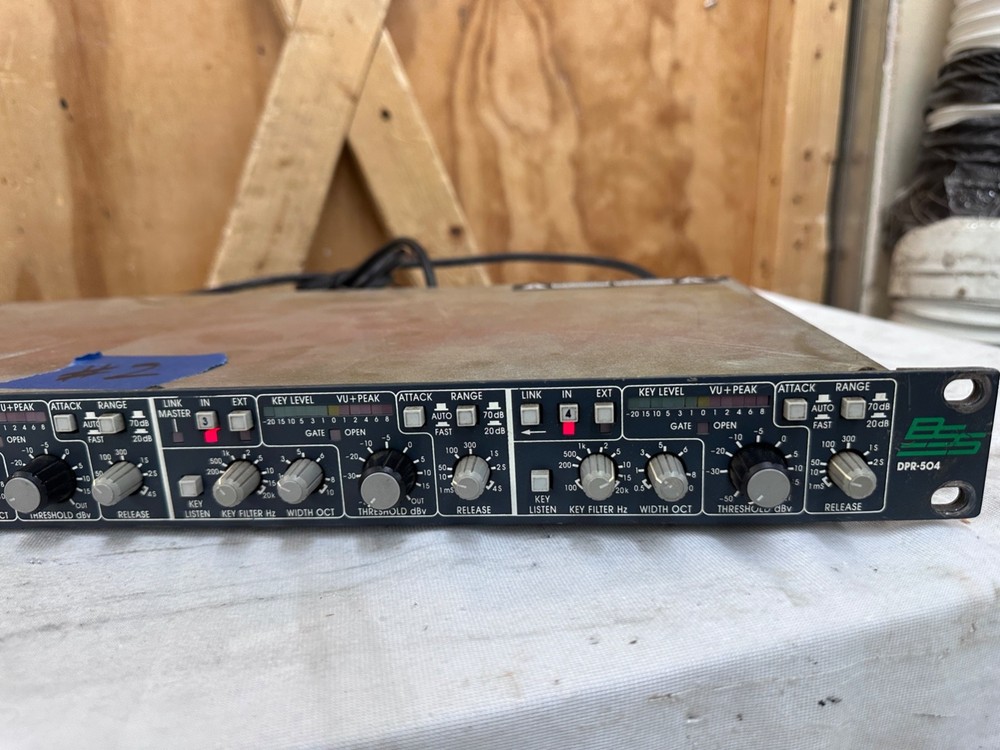 BSS DPR-504 #2, 4-Channel Noise Gate - Small Issue w/Release Controls - READ