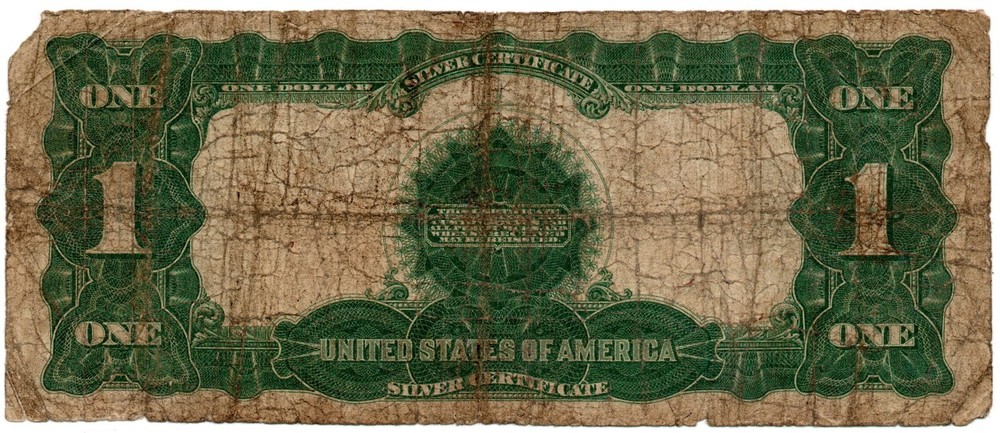 FR 235 - 1899 BLACK EAGLE - SILVER CERTIFICATE - LARGE SIZE $1 - pp A - ROUGH