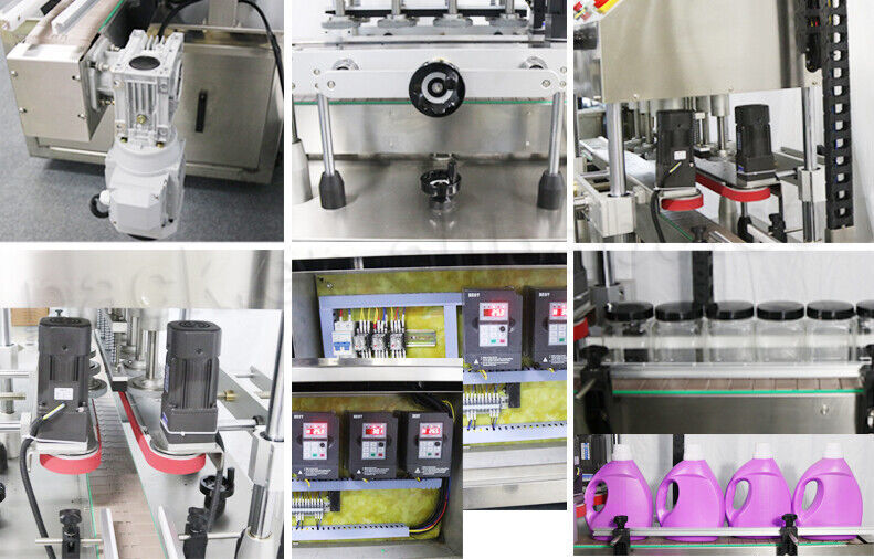 Automatic 4 Heads 8 Rubber Wheels Spray Bottle Screw Capping Machine High Speed